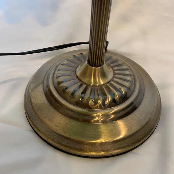 RARE Vintage Green Bay Packers 'G' Logo NFL Bankers Desk Lamp Tested & Working - Picture 8 of 16